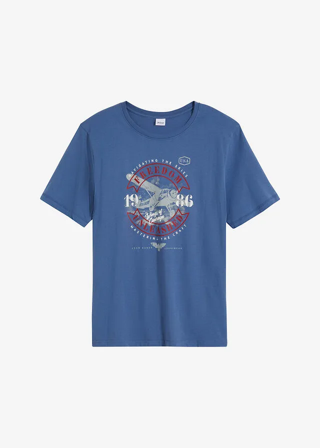 Camiseta Denim estampado