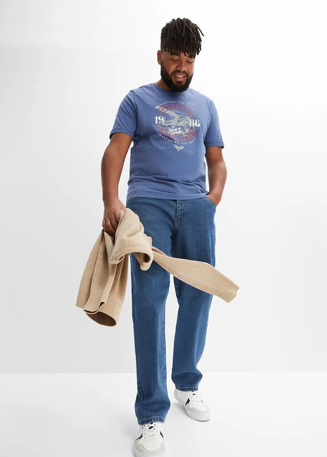Camiseta Denim estampado