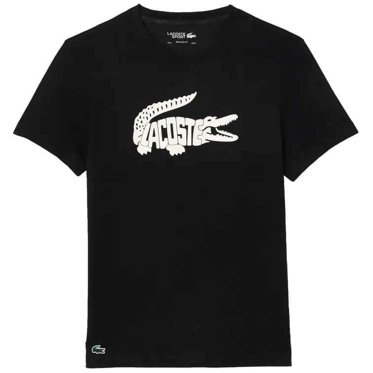 CAMISETA DEPORTIVA HOMBRE LACOSTE ULTRADRY CON ESTAMPADO DEL COCODRILO