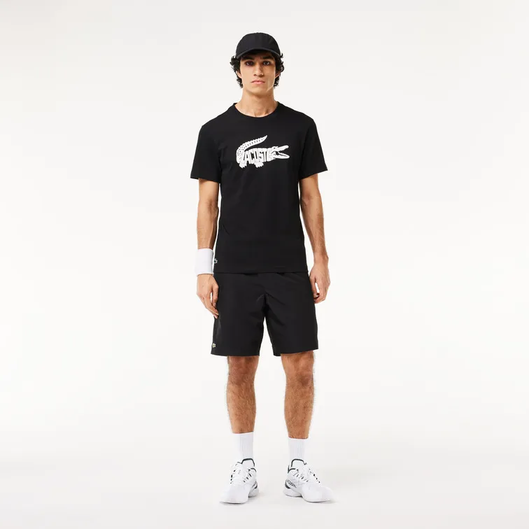 CAMISETA DEPORTIVA HOMBRE LACOSTE ULTRADRY CON ESTAMPADO DEL COCODRILO