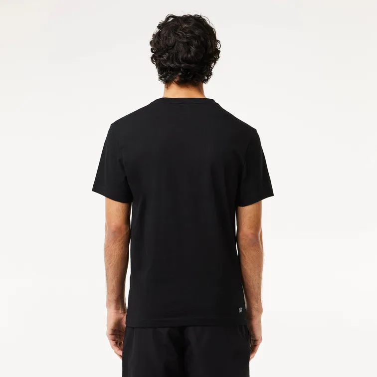 CAMISETA DEPORTIVA HOMBRE LACOSTE ULTRADRY CON ESTAMPADO DEL COCODRILO