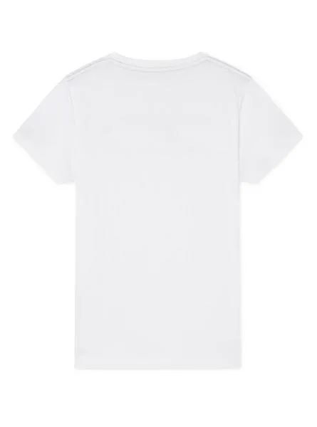 camiseta hackett sailing logo blanco para niño