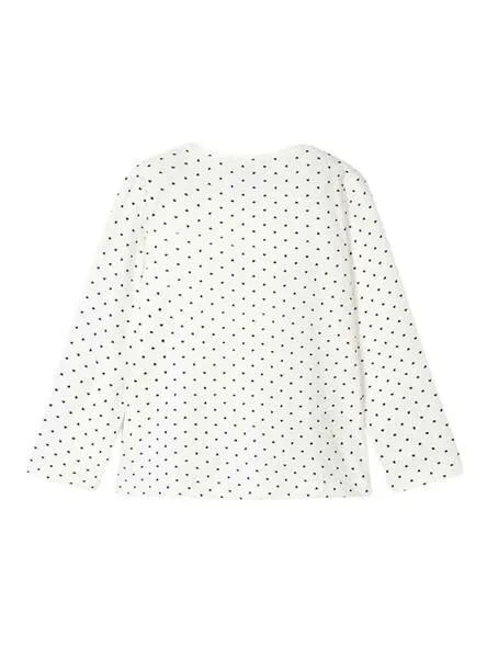 Camiseta Mayoral Mini Corazones Blanco para Niña