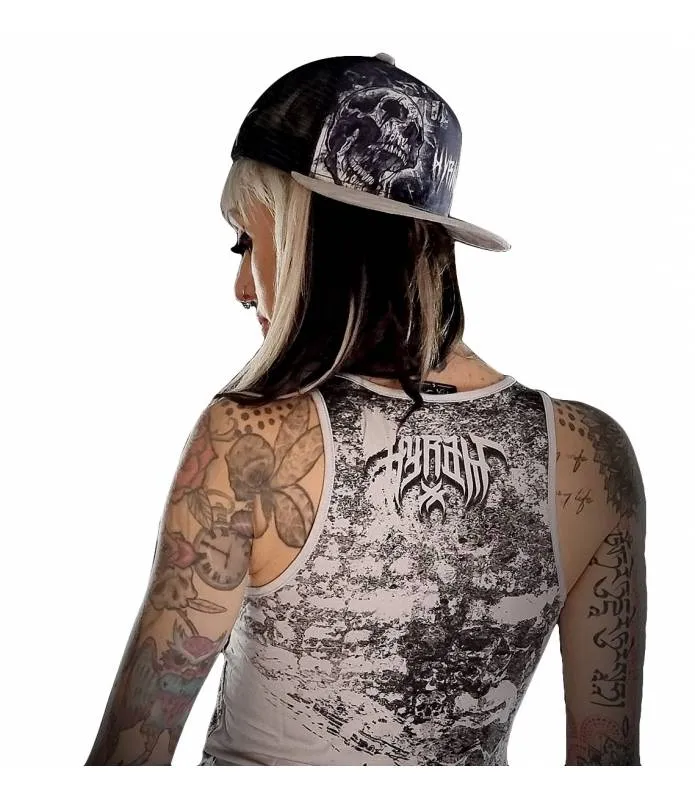 CAMISETA MUJER TIRANTES CATACOMB GRIS HYRAW TKFCATACOMBGREY