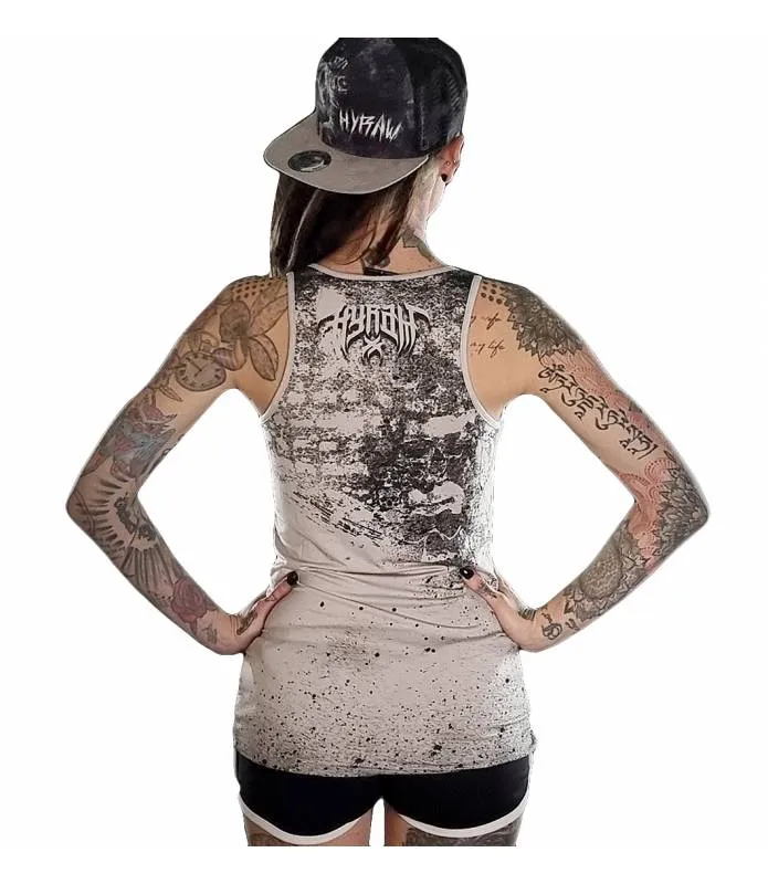 CAMISETA MUJER TIRANTES CATACOMB GRIS HYRAW TKFCATACOMBGREY