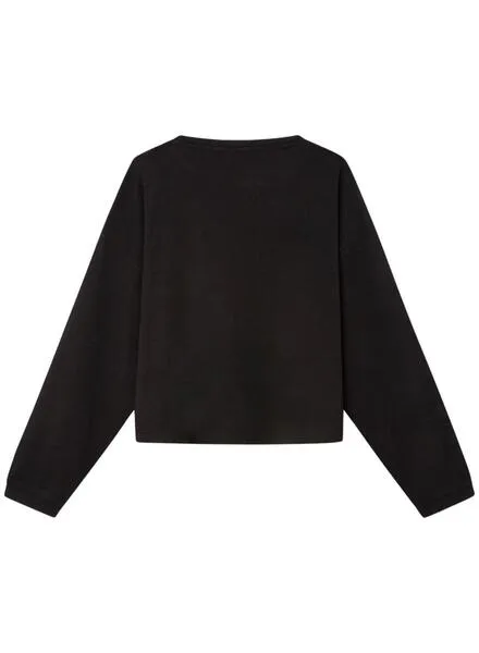 Camiseta Pepe Jeans Valeska Negro Para Niña