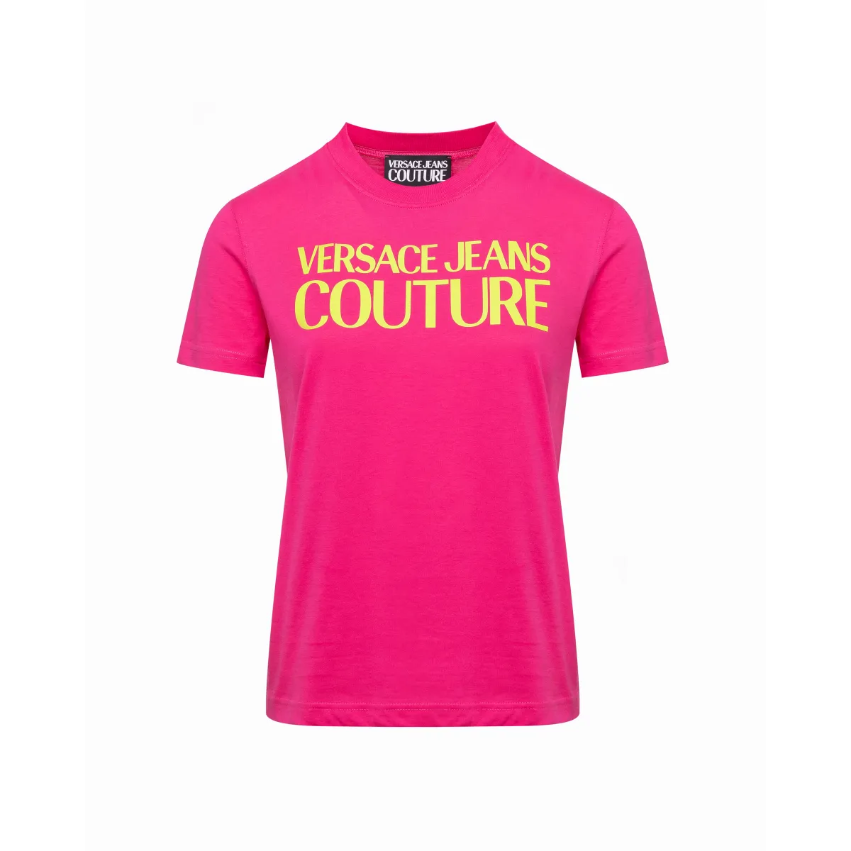 Camiseta Versace Jeans Couture 74HAHT03 Rosa