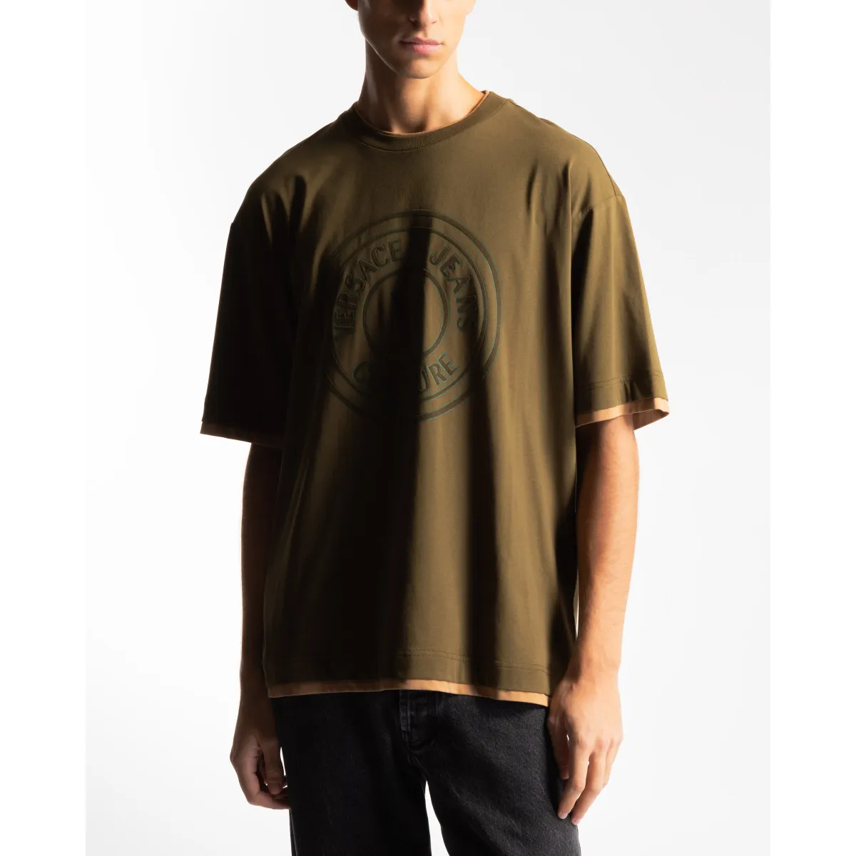 Camiseta Versace Jeans Couture 75GAHI04 Verde