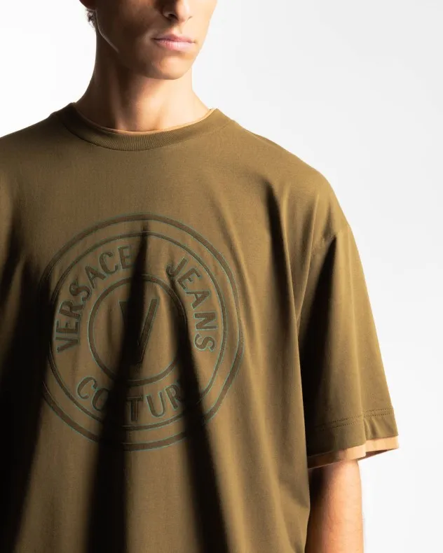 Camiseta Versace Jeans Couture 75GAHI04 Verde
