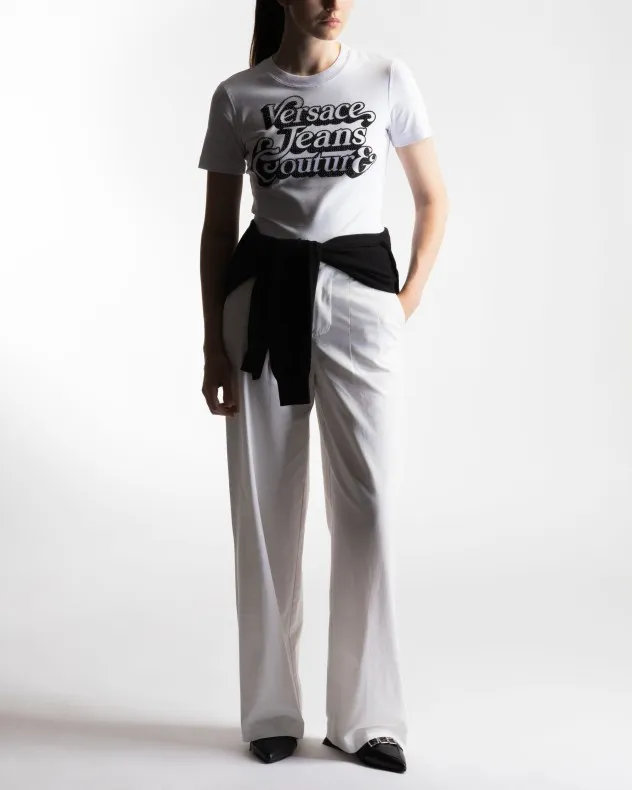 Camiseta Versace Jeans Couture 75HAHG02 Blanco