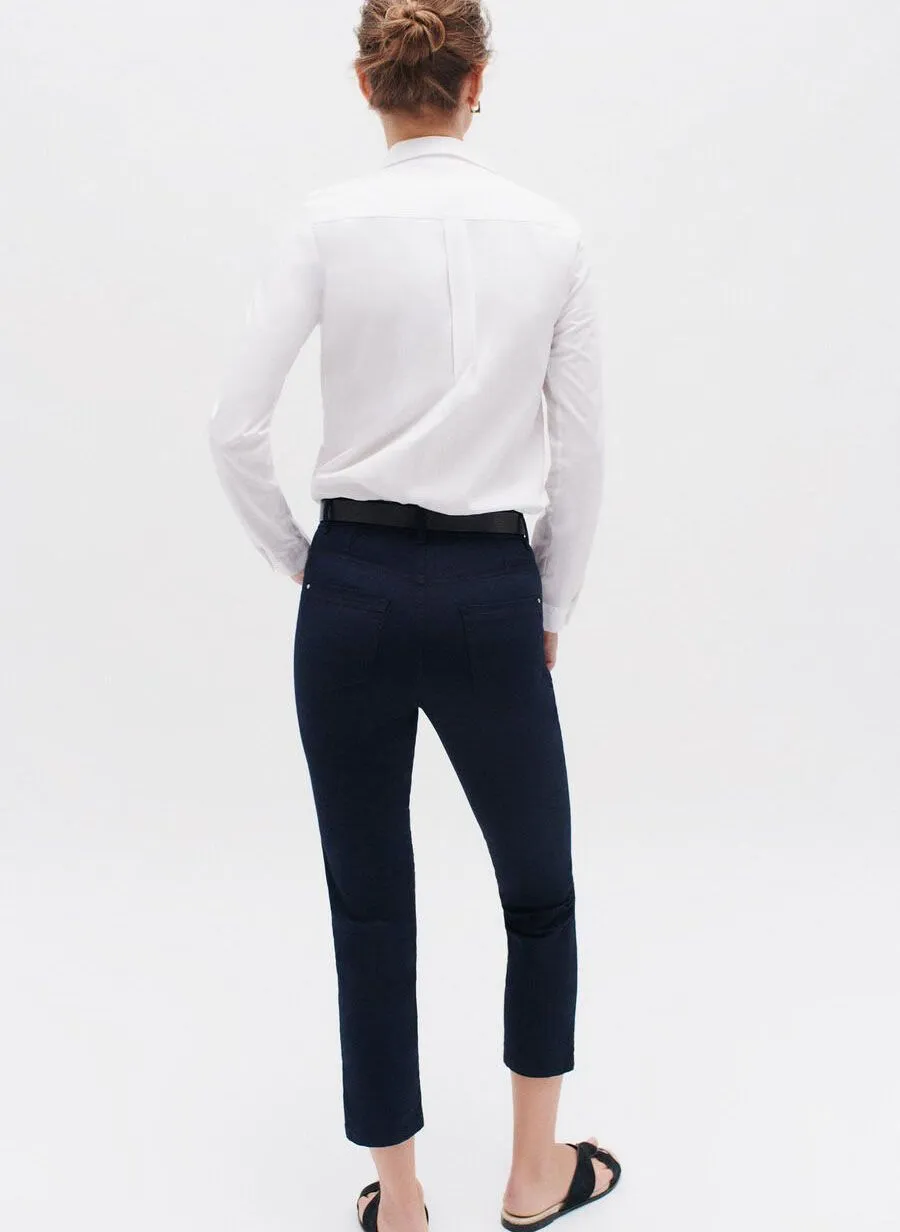 CAROLL MASONB  PANTALóN CAPRI DE MEZCLA DE ALGODóN EN AZUL