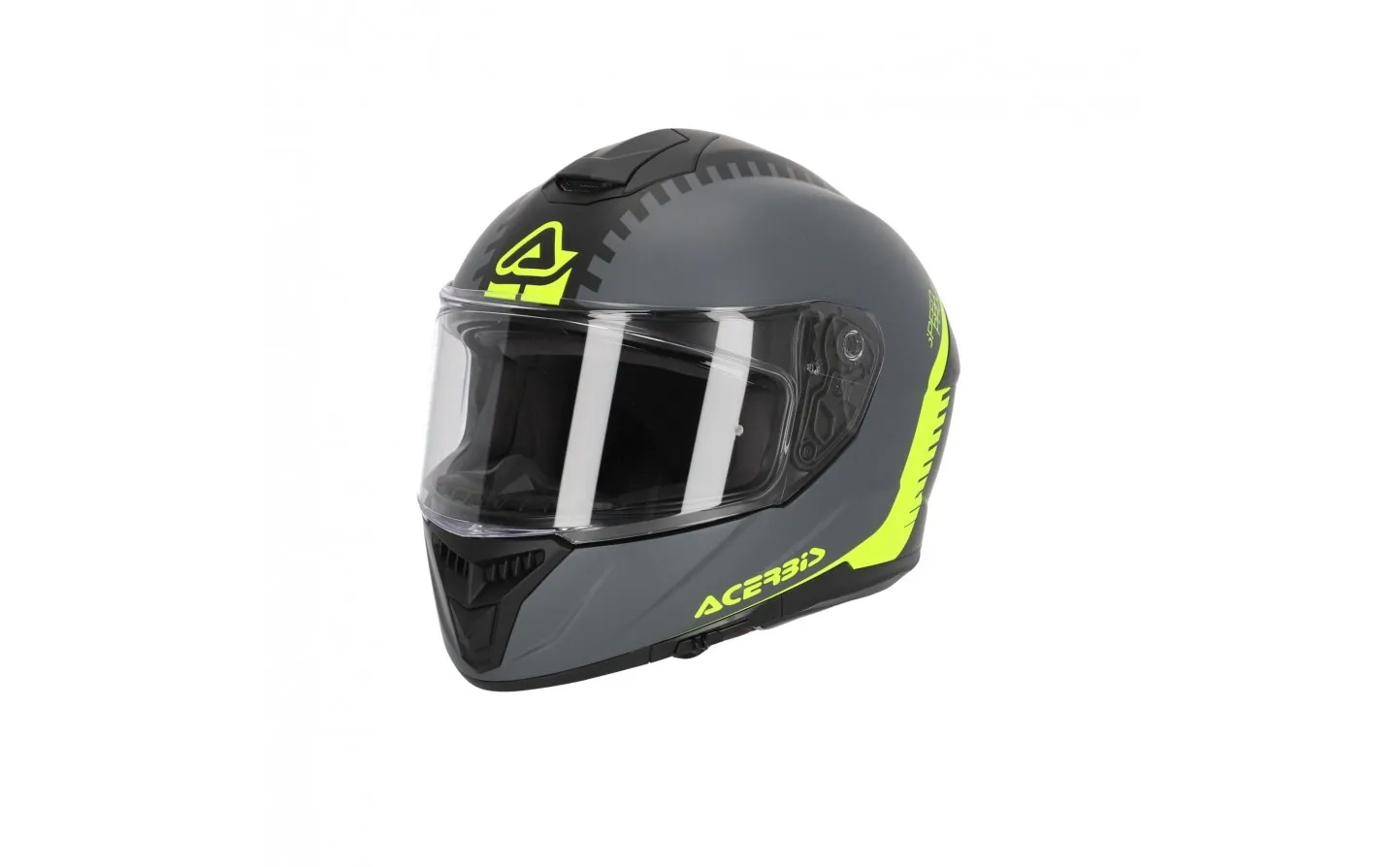 Casco Acerbis Krapon Gris Amarillo |0024663.290|