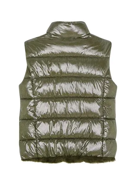 Chaleco Mayoral Reversible Verde para Niña