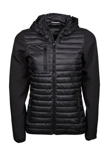 Chaqueta Crossover mujer con capucha