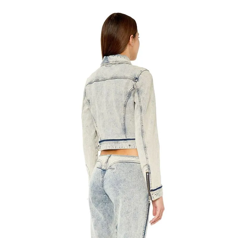 Chaqueta Denim Para Mujer De Slimmy Re 55095