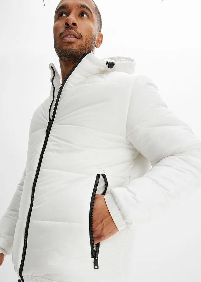 CHAQUETA GUATEADA BLANCO LANANEGRO