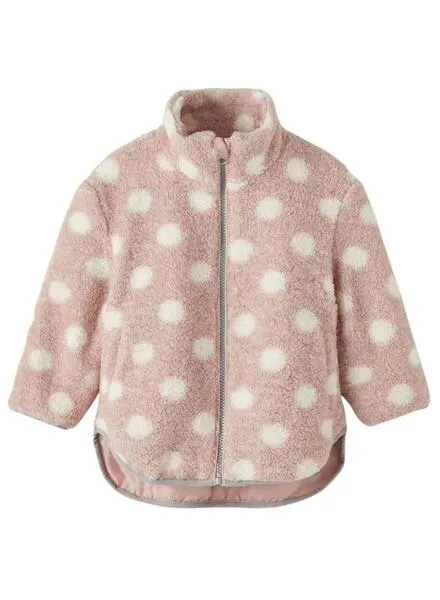 Chaqueta Name It Molina Teddy para Niña Rosa