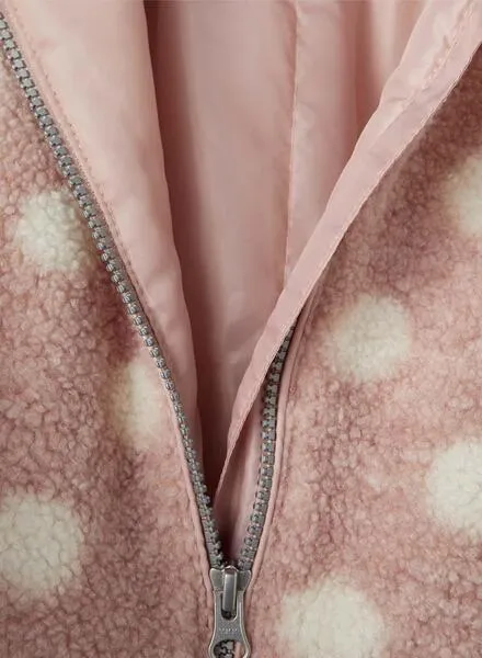 Chaqueta Name It Molina Teddy para Niña Rosa