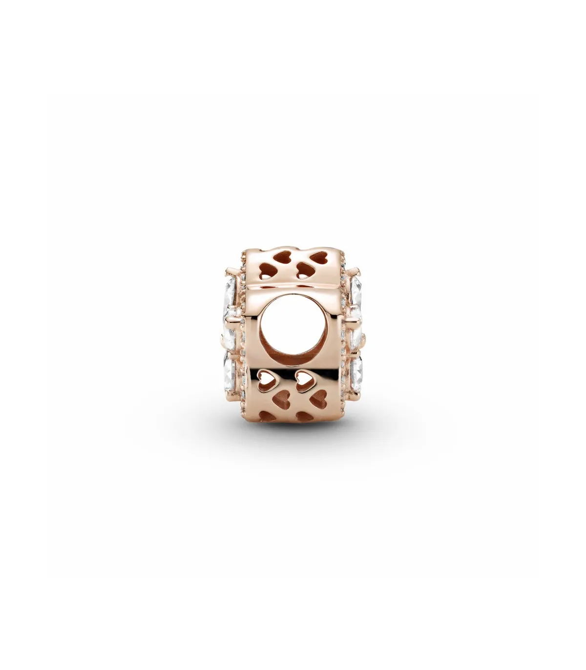 CHARM PANDORA ROSé FLOR CIRCONITAS TRANSPARENTES  789224C01