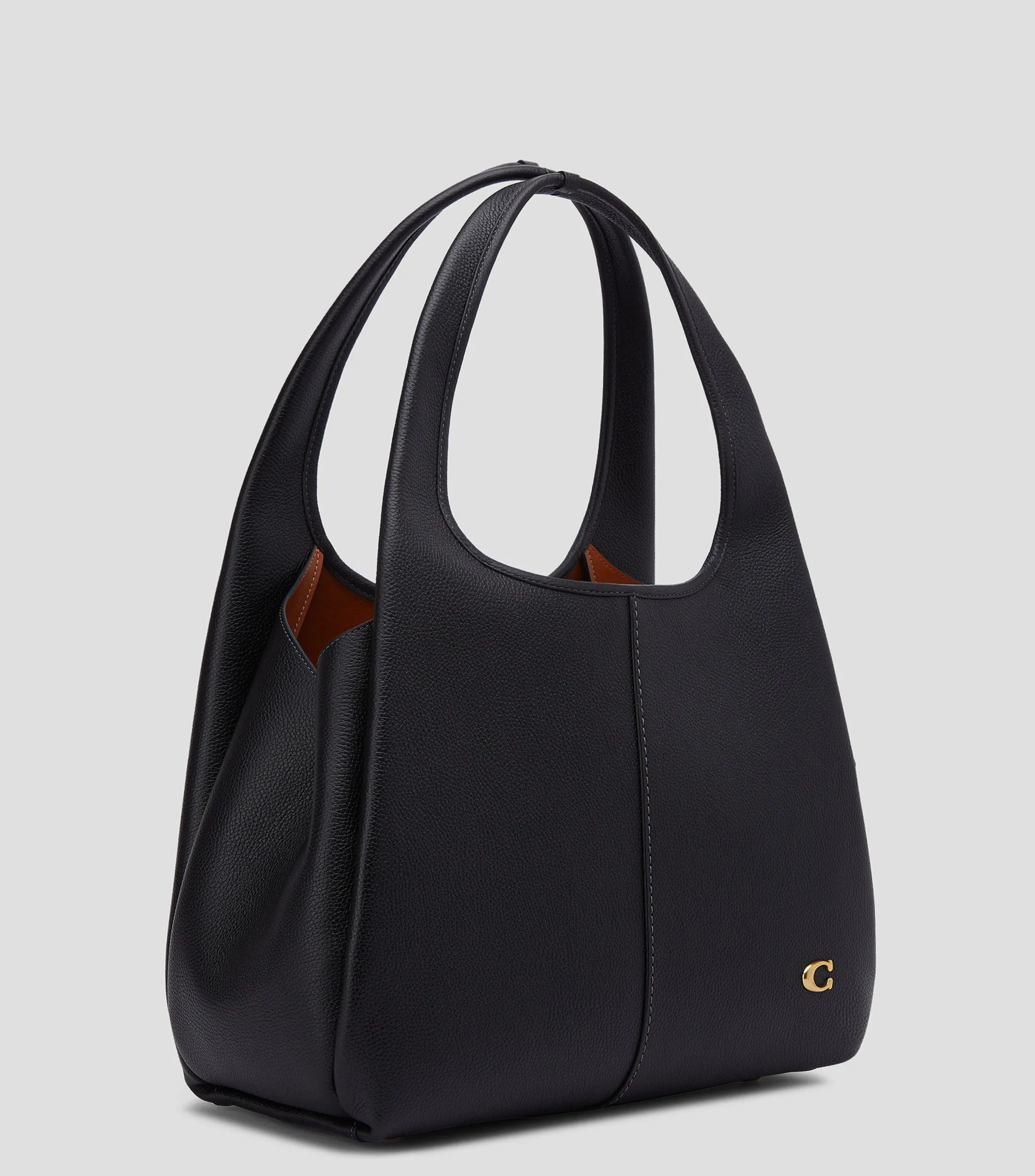 Coach Bolso hobo negro en piel Hadley liso Mujer