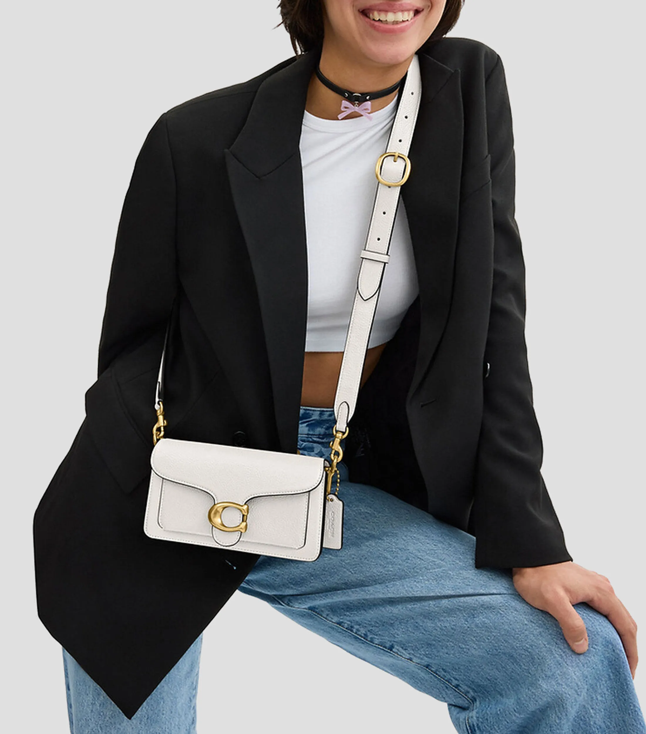 Coach Bolso Shoulder en piel Tabby 20 granulado Mujer