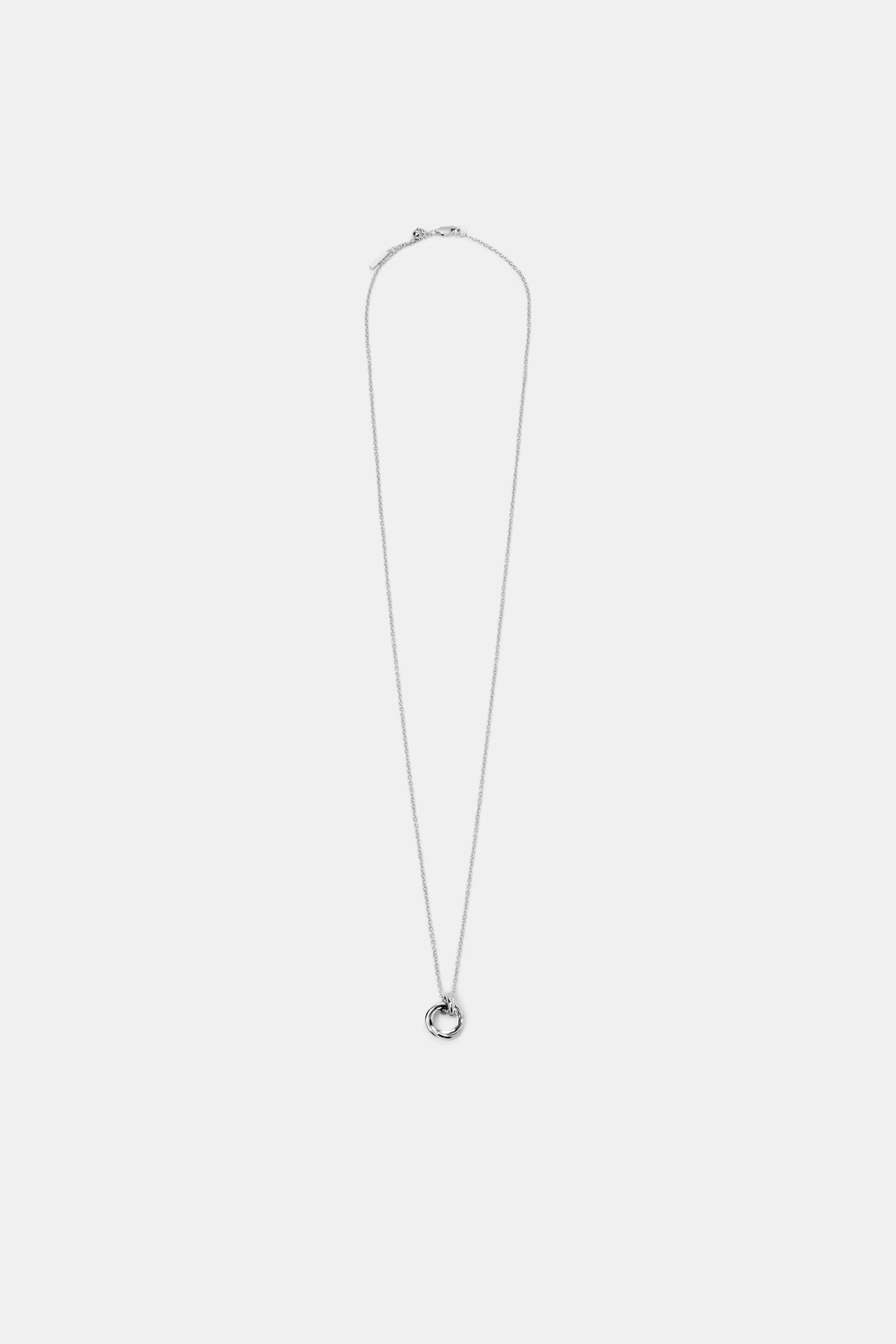 Collar con colgante triple entrelazado