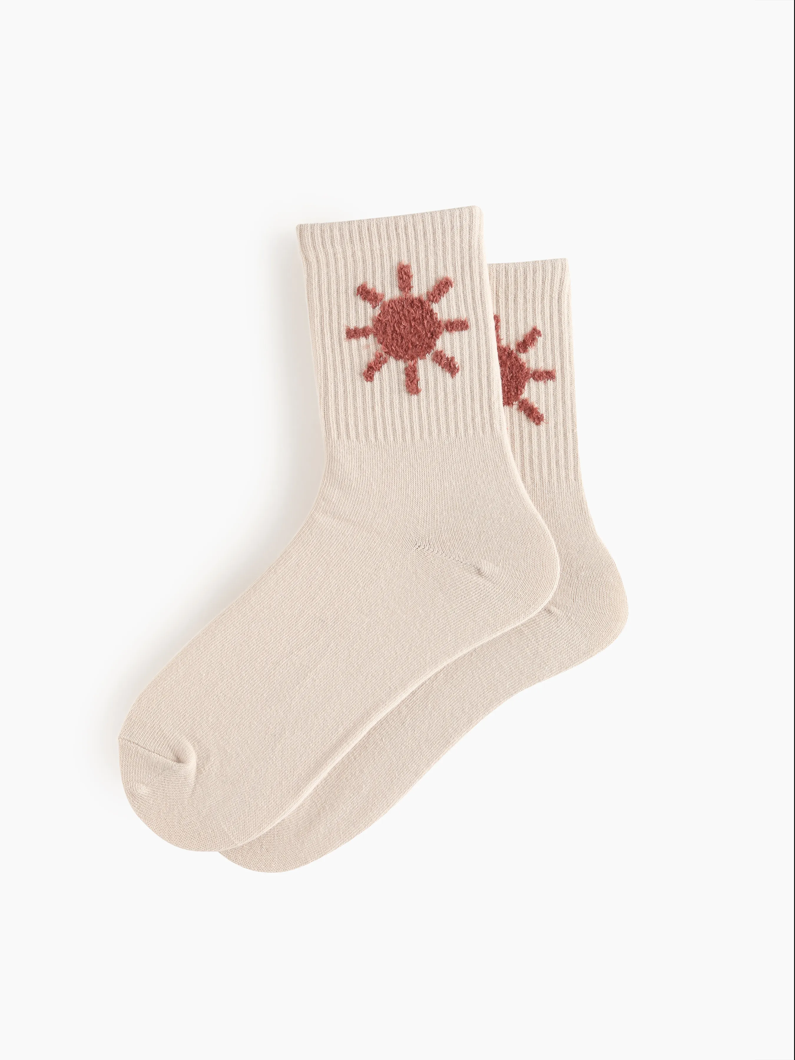 Conjunto de 3 pares de calcetines con patrón meteorológico