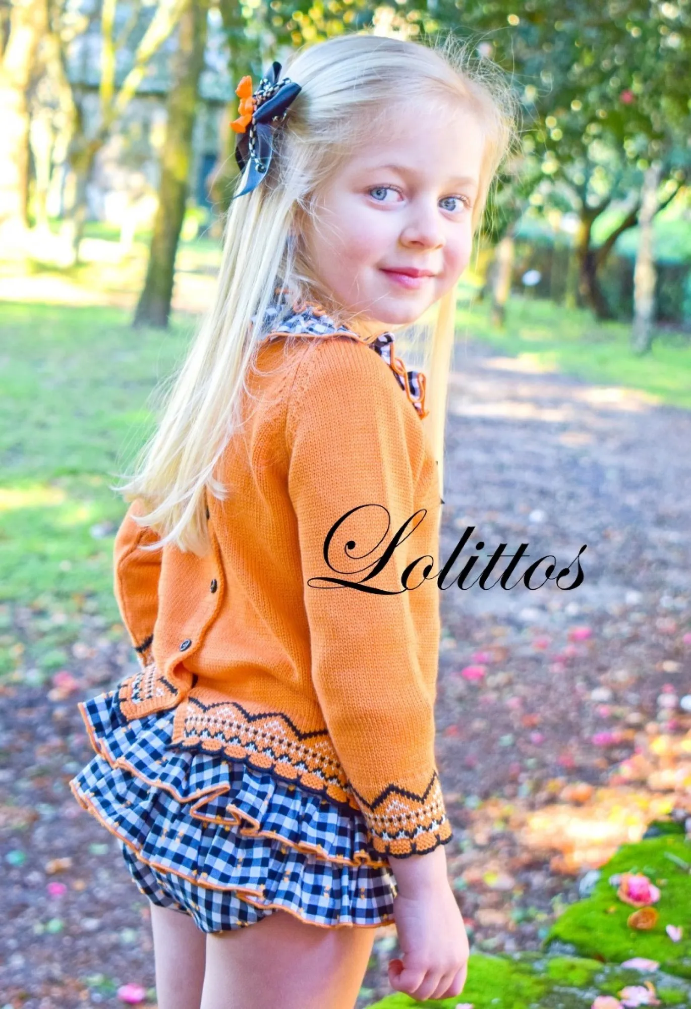 Conjunto Jersey y bombacho para niña Colección Bear de Lolittos.