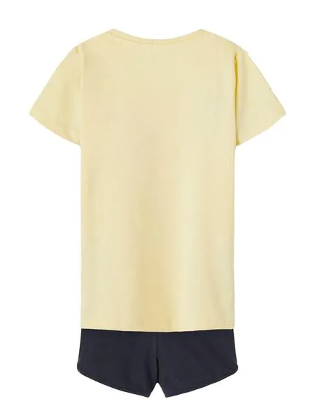 Conjunto Name it Jolean Mensaje Amarillo Para Niña