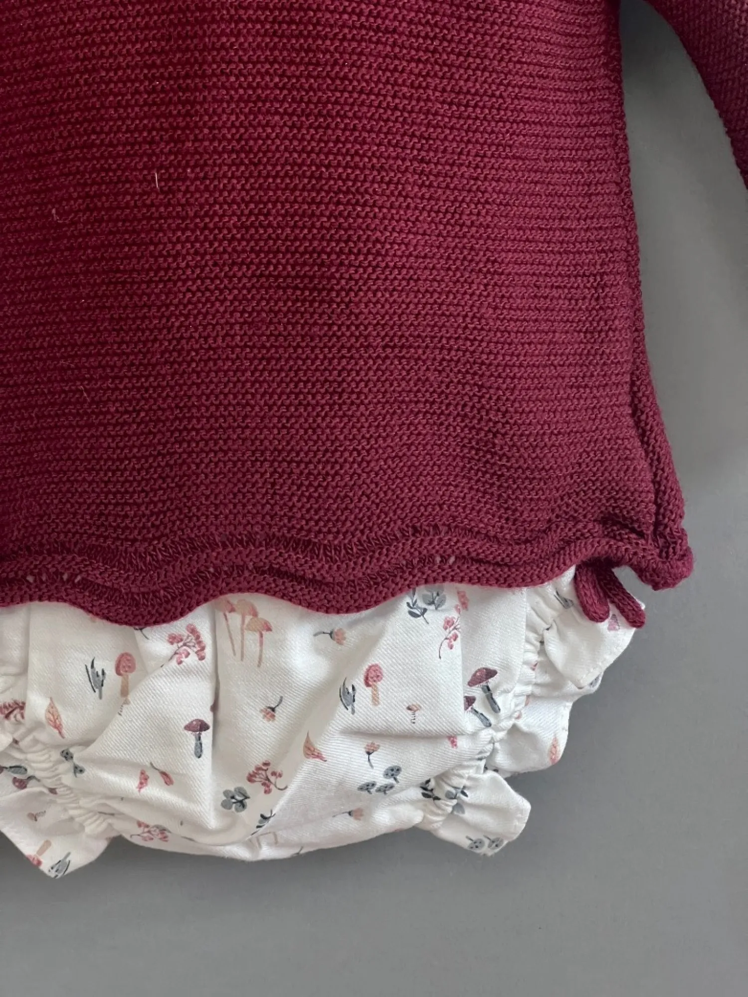 Conjunto para niña jersey y braguita colección Funghi