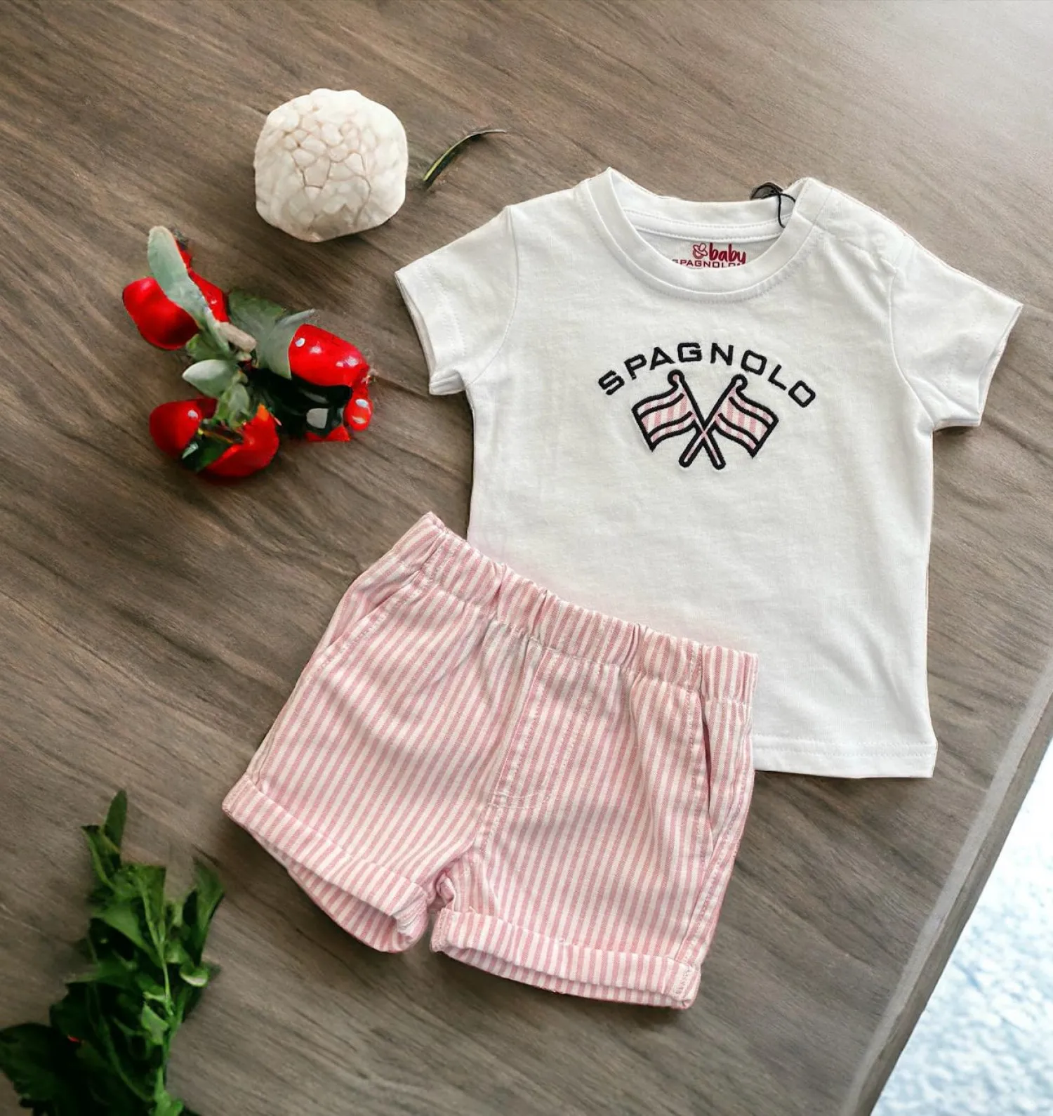 Conjunto para niño de spagnolo Camiseta y pantalón.