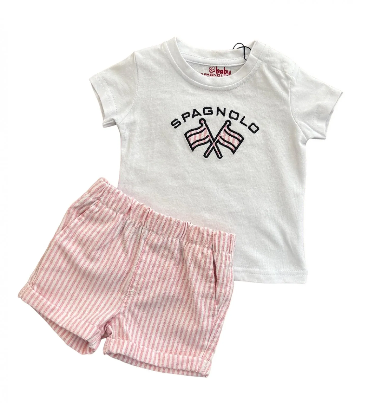 Conjunto para niño de spagnolo Camiseta y pantalón.