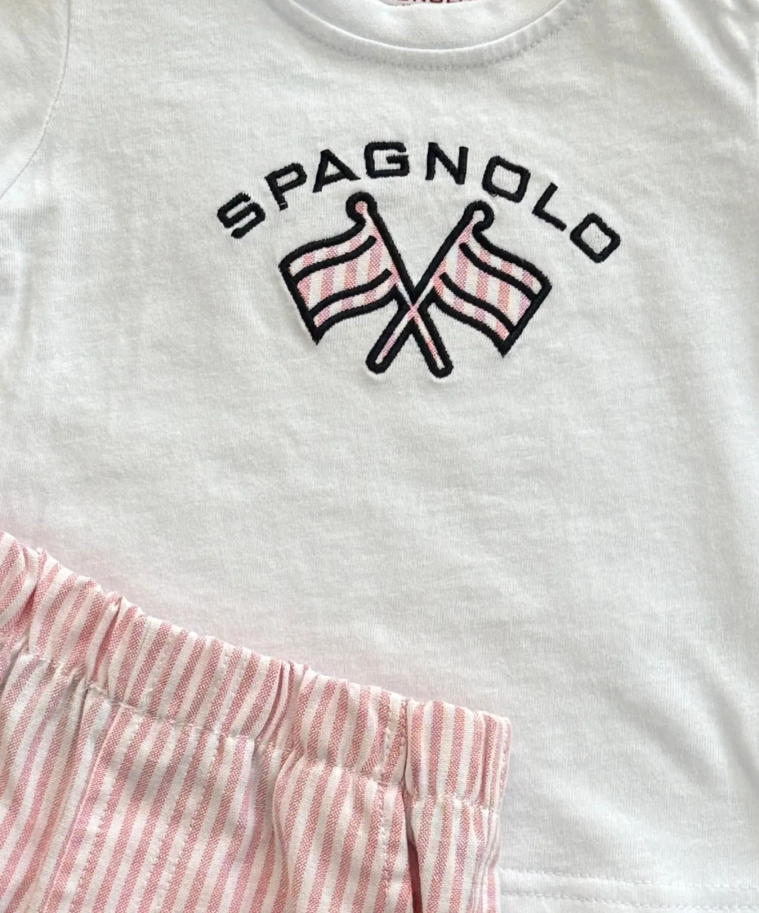 Conjunto para niño de spagnolo Camiseta y pantalón.