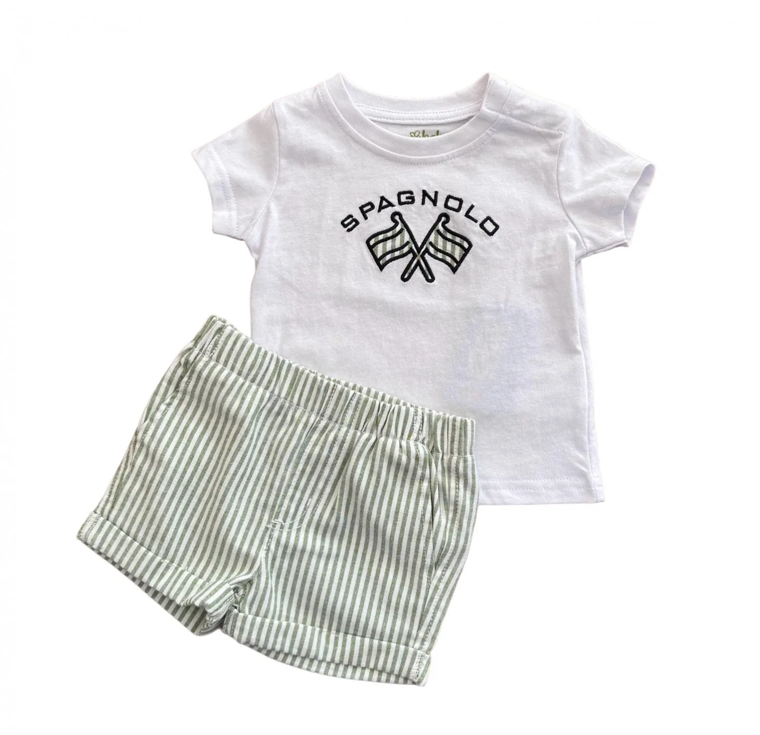 Conjunto para niño de spagnolo Camiseta y pantalón.