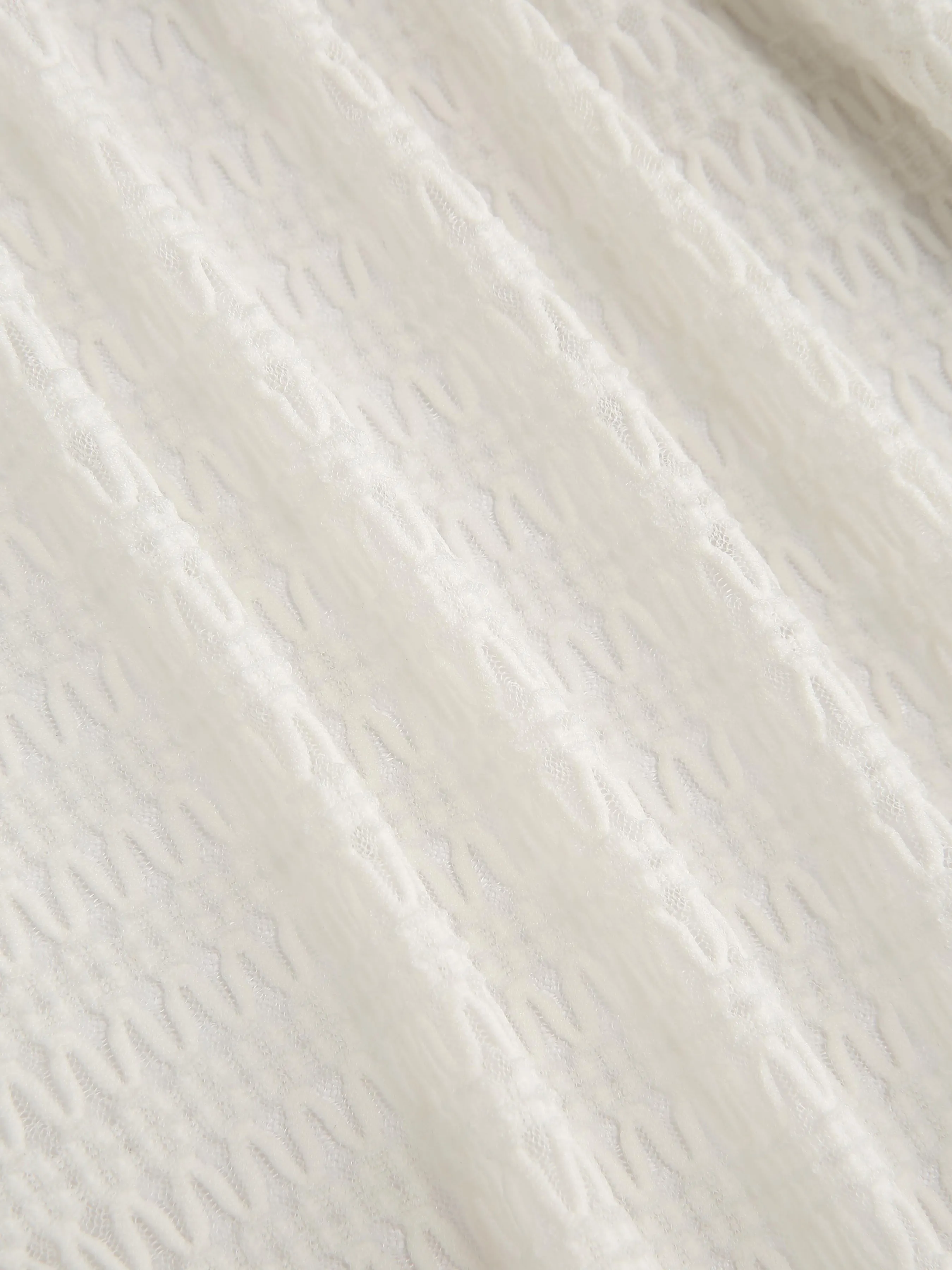 Cárdigan Corto de Textura Uniforme