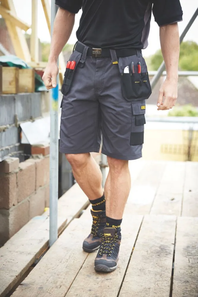 DeWalt Ripstop, pantalón corto multibolsillo, gris/negro (cintura 38