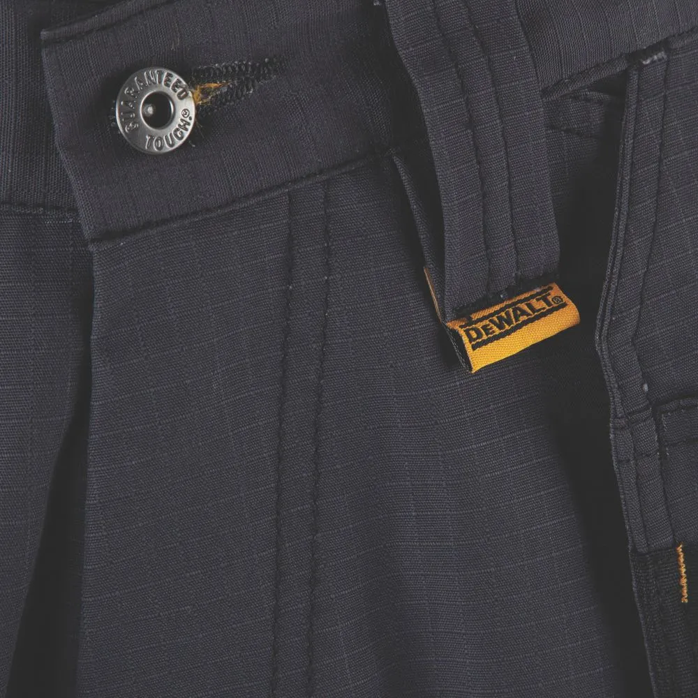 DeWalt Ripstop, pantalón corto multibolsillo, gris/negro (cintura 38