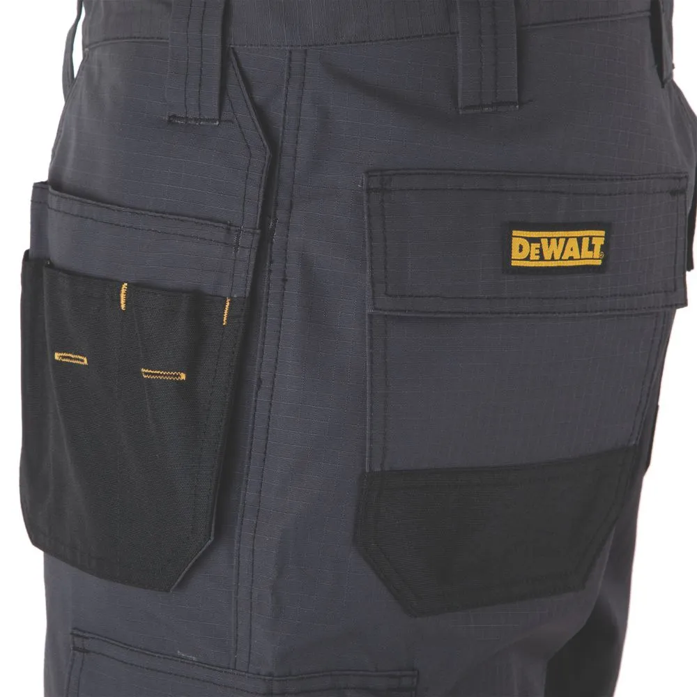 DeWalt Ripstop, pantalón corto multibolsillo, gris/negro (cintura 38