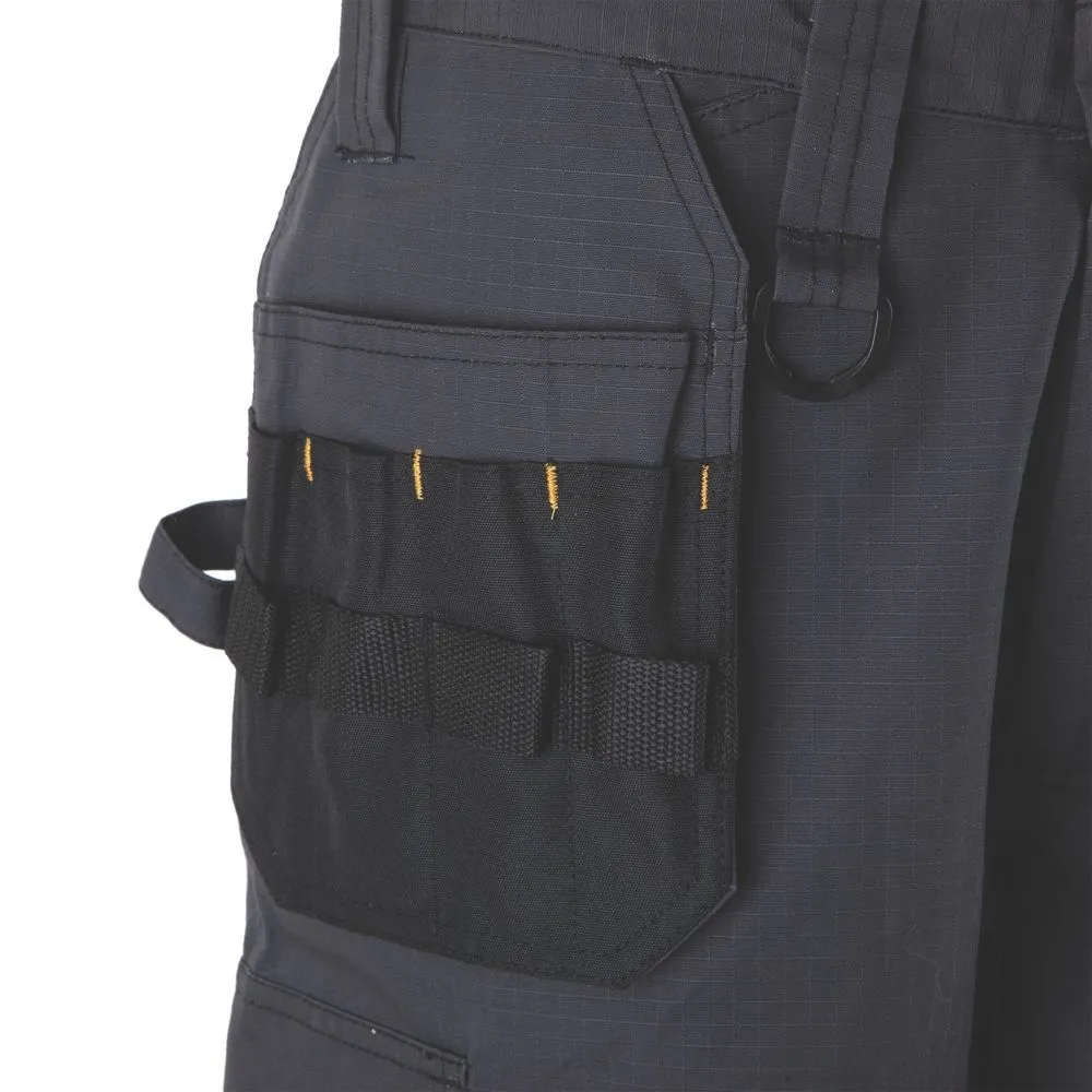DeWalt Ripstop, pantalón corto multibolsillo, gris/negro (cintura 38