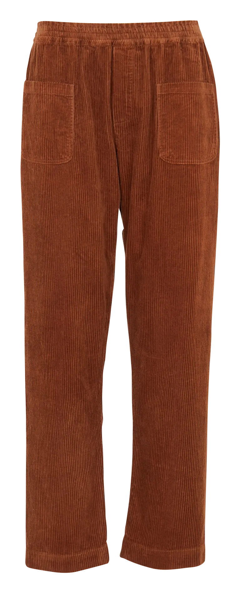 ELUGO  PANTALóN RECTO DE TERCIOPELO DE ALGODóN EN MARRON
