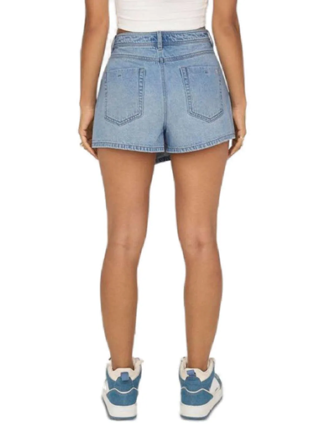 FALDAPANTALóN CORTO ONLY LESLY DENIM AZUL CLARO PARA MUJER