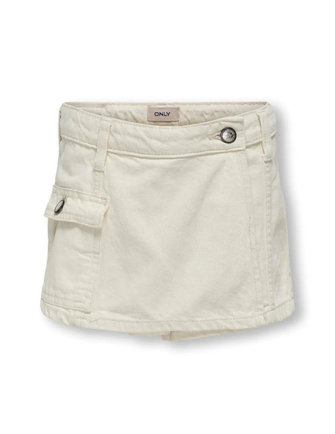 Falda pantalón Only Kids Mira blanco roto para niña
