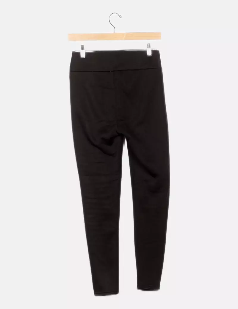 Fashion Legging negro con borreguito