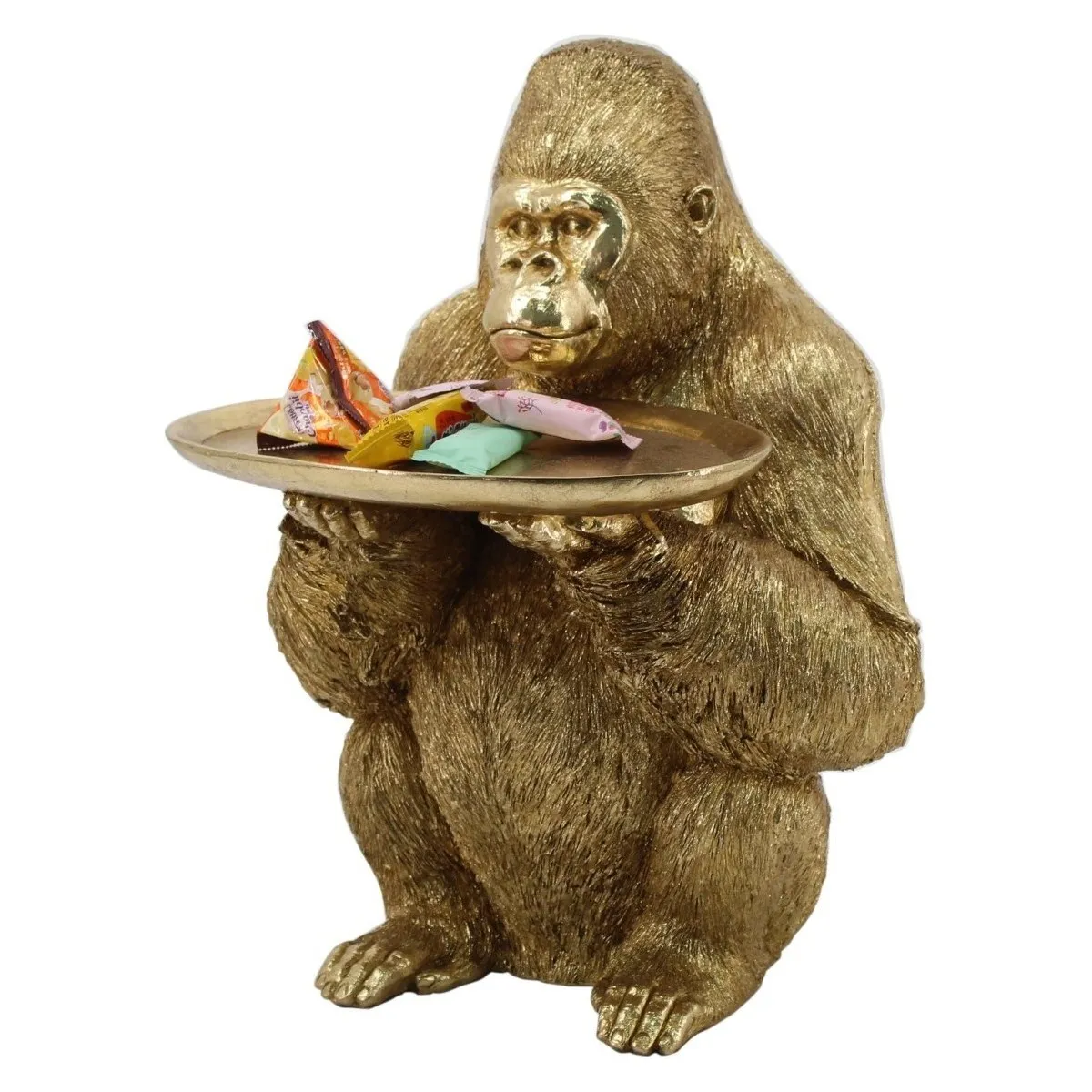 Figura Gorila con Plato