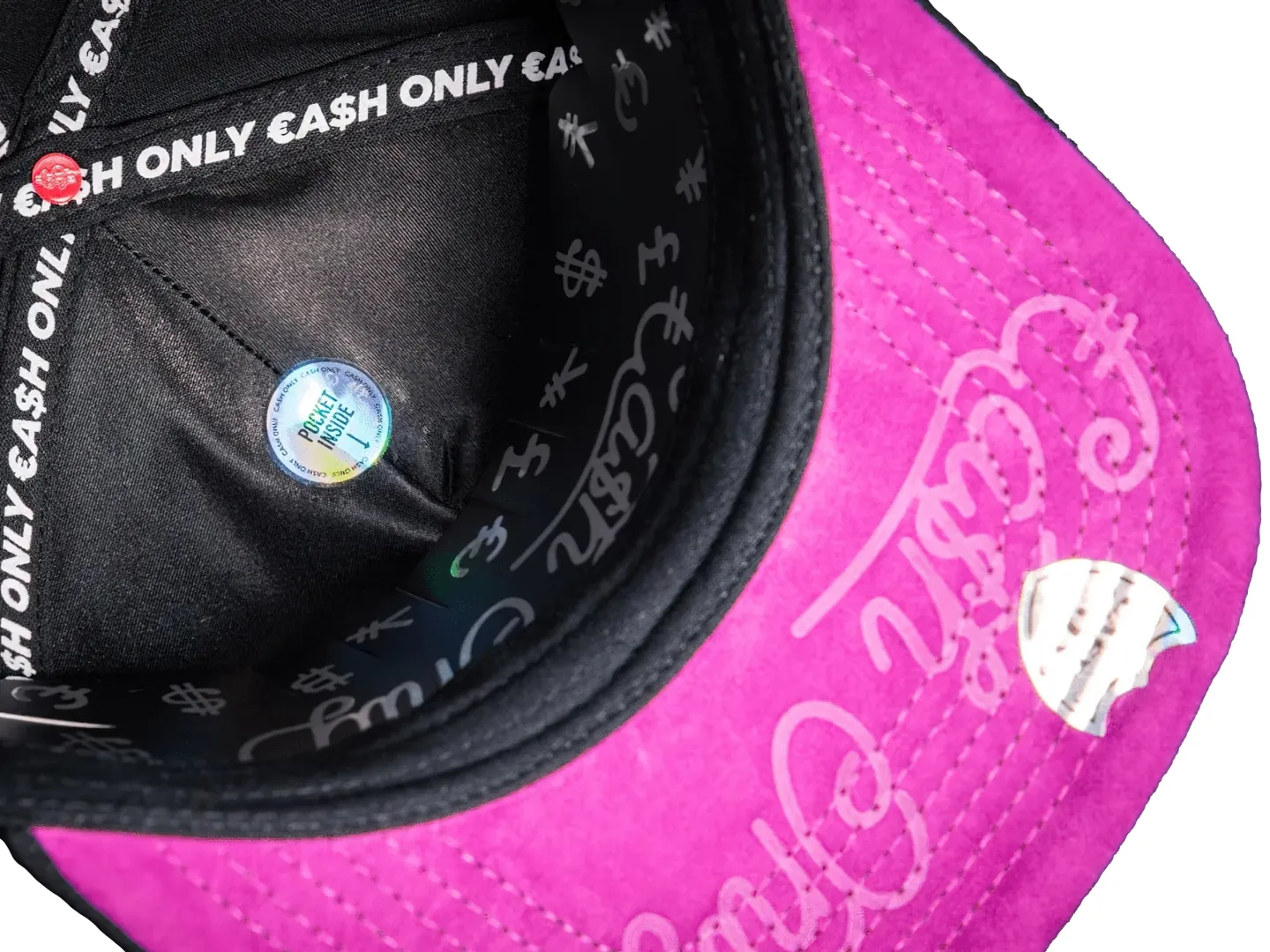 Gorra Cash Only Monopoly Space Color Negro