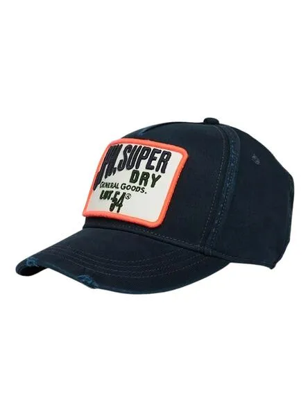 Gorra Superdry Graphic Marino para Mujer