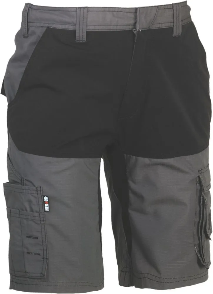 Herock Hespar, pantalón corto, antracita/negro (cintura 32
