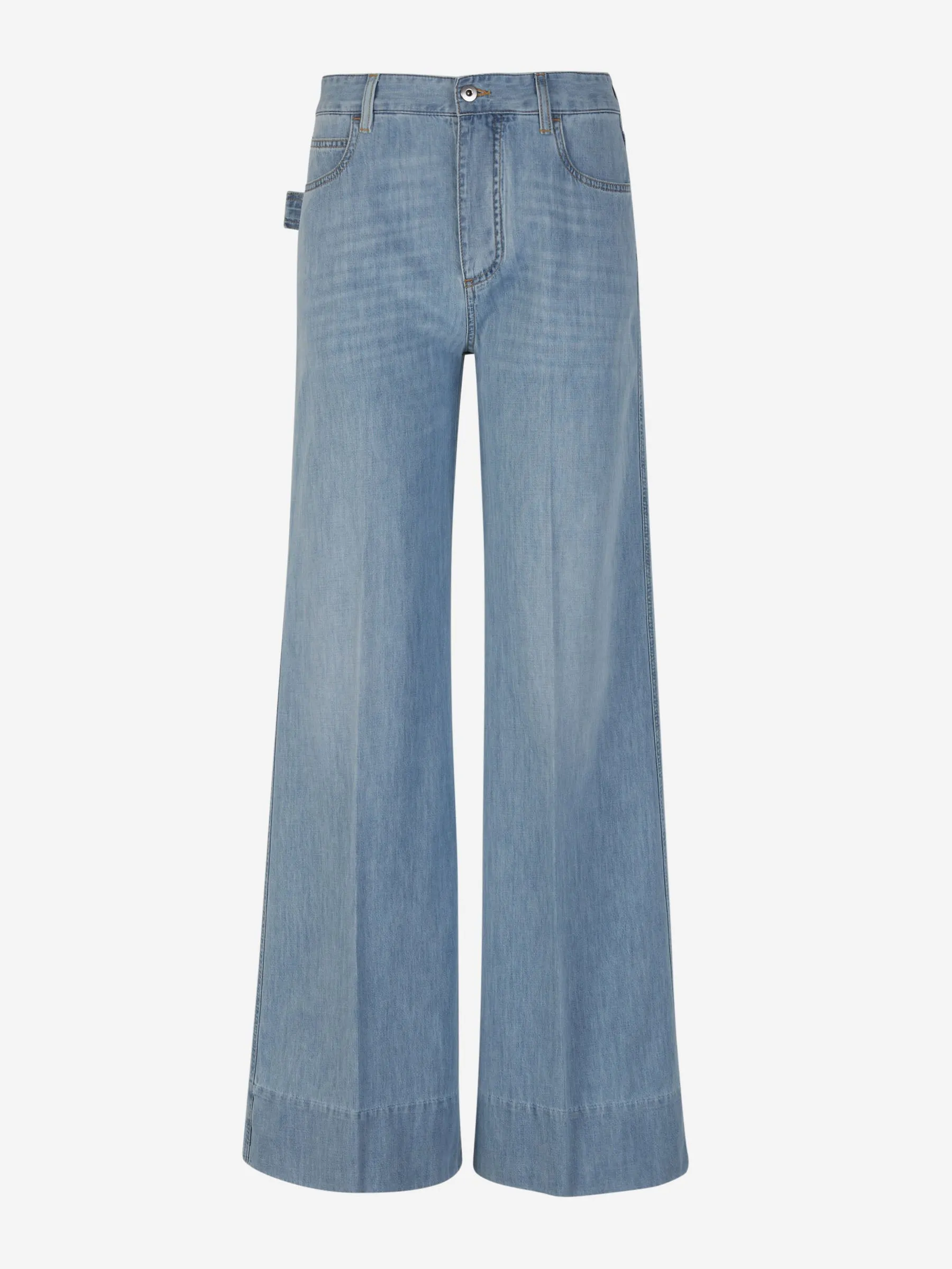 Jeans Anchos Algodón