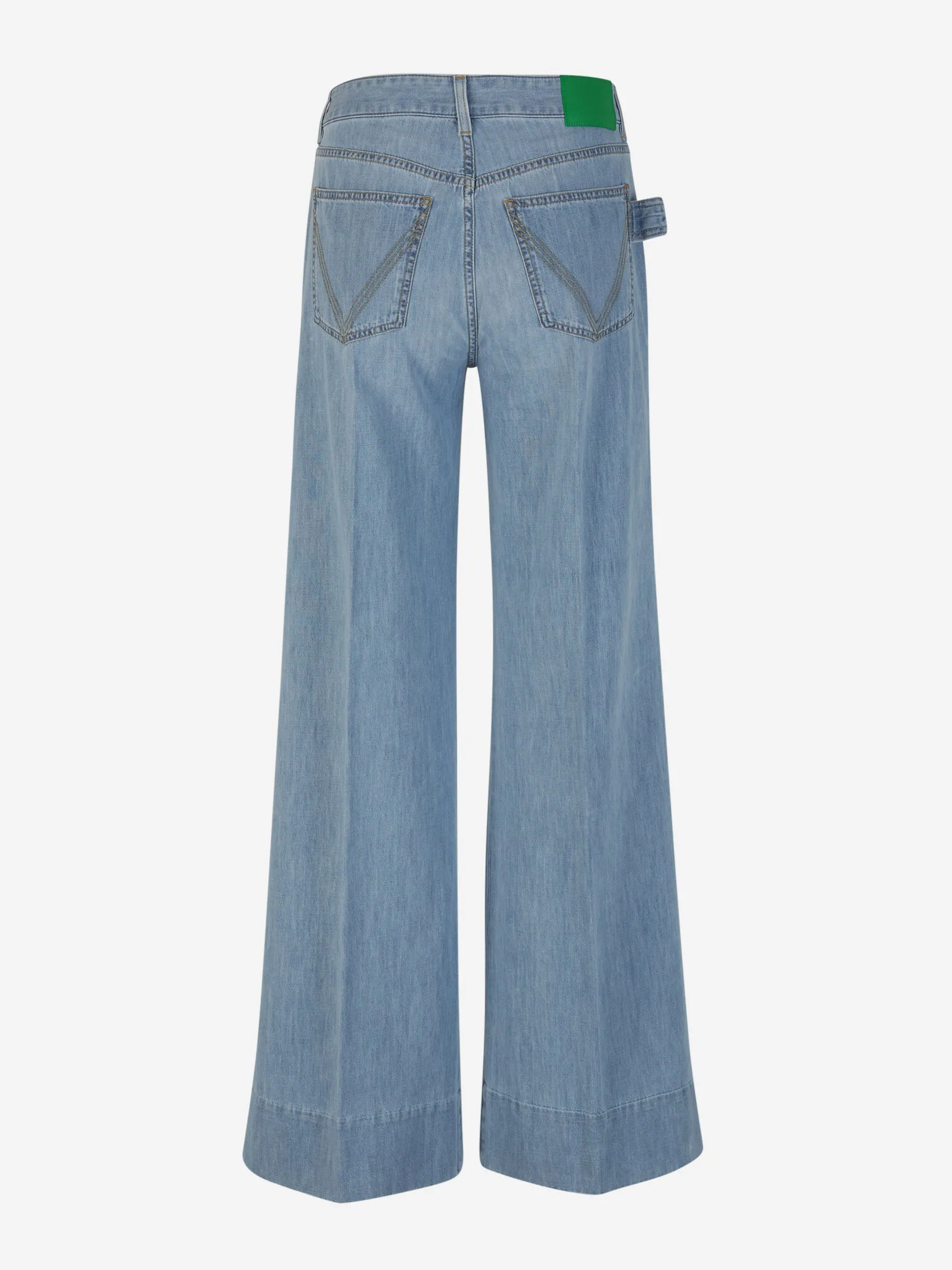 Jeans Anchos Algodón