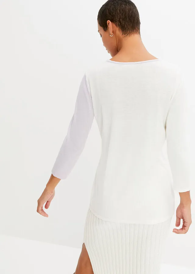 JERSEY BLANCO LANAROSA VINTAGE